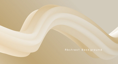 Abstract fluid background design minimal style 3d vector