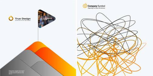 set of abstract design elements for graphic vector image
