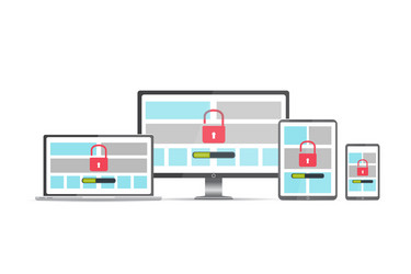 vulnerability search seo optimizationweb vector image