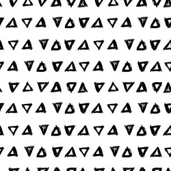 abstract draw by hand seamless pattern vector image