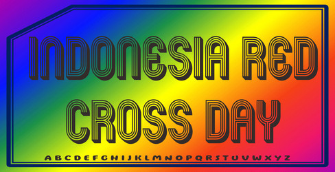 text effects with editable colors and abstract vector image