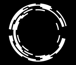 abstract gui ui geometric circle element vector image