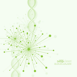array with dynamic emitted particles vector image