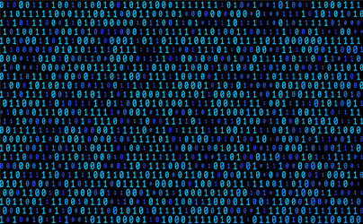 blue binary code texture vector image