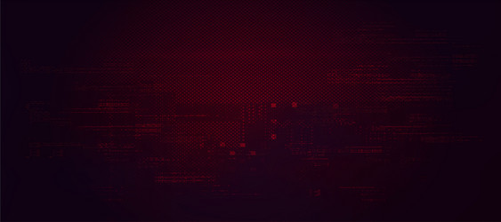 abstract technology binary code dark red vector image