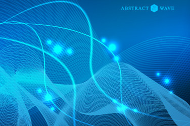 abstract wave element for designbig data vector image