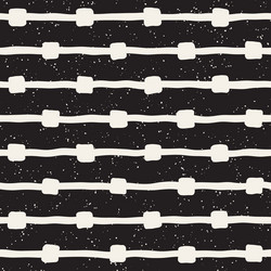 seamless pattern with hand drawn lines abstract vector image