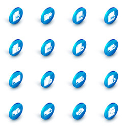 set document folder eps file psd unknown vector image