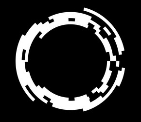abstract gui ui geometric circle element vector image