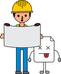 builder document page error website vector image