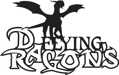 dragon flying letter Vector Image