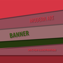 modern art abstract banner square frame for text vector image