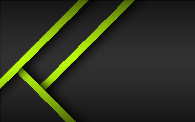 abstract background with green and black layers vector image
