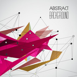abstract geometric background with triangle vector image