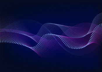 Abstract wave element for design digital vector