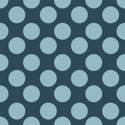 big blue dots repeat seamless pattern print vector image