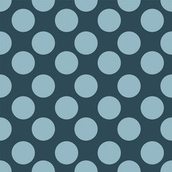 Big blue dots repeat seamless pattern print vector