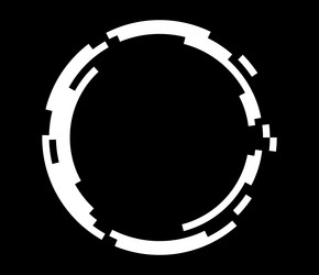 abstract gui ui geometric circle element vector image