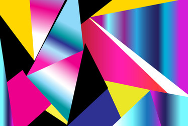 abstract background with different geometric vector image