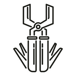 Blade multitool icon simple army knife Royalty Free Vector