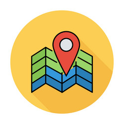 map pointer vector image