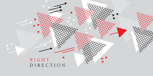 abstract modern style geometry design element vector image