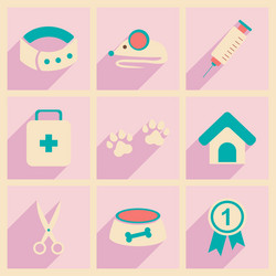 flat with shadow concept and mobile application vector image