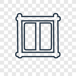linear icon isolated on transparent background vector image