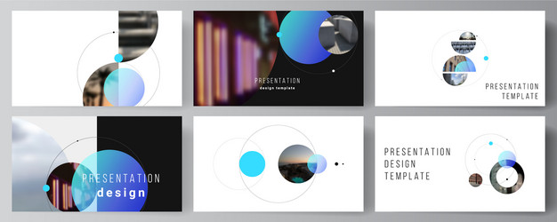minimalistic layout presentation vector image