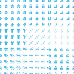 big seamless pattern set vector image