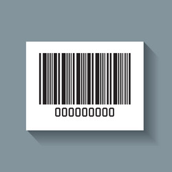 system bar code id product vector image