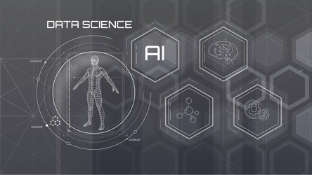 artificial intelligence science and technology vector image