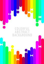 rainbow gradient colorful vertical line background vector image