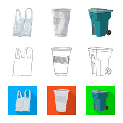 dump and sort symbol vector image