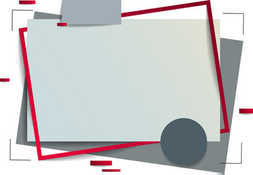 frame with copy space for text design template vector image