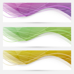 abstract crystal wave speed line website header vector