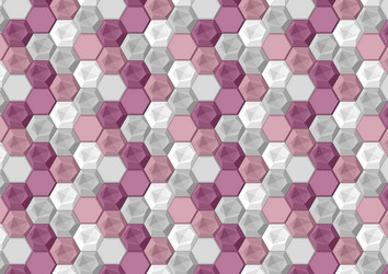 Abstract polygon pattern diamond and square vector