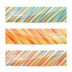 abstract multicolor design banner web template vector image