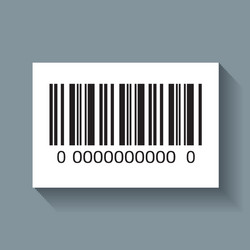 system bar code id product vector image