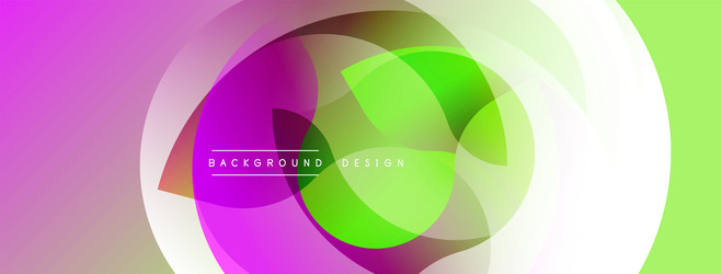 abstract colorful layers create dynamic visual vector image