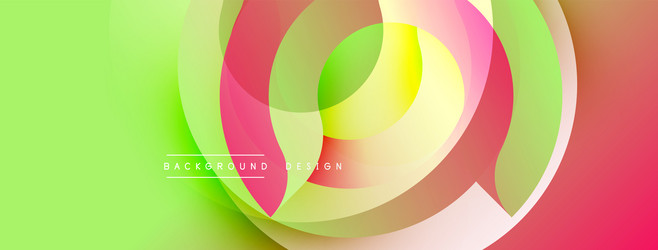 abstract vibrant layers create dynamic circular vector image
