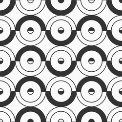 Half-Circle Pattern - Geometric Abstraction vector image