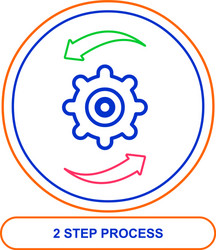 4 step process Royalty Free Vector Image - VectorStock