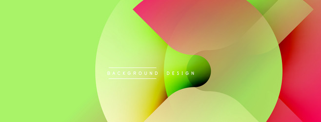 abstract colorful design overlapping circles vector image