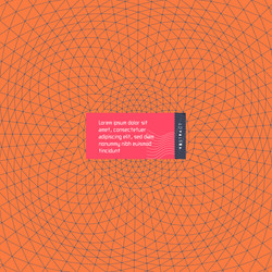 lattice structure science or technology vector image