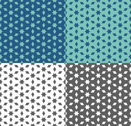 seamless geometric pattern in ethnic style vector image