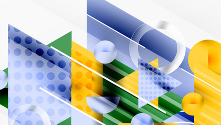 sleek abstract background - layered triangles vector image
