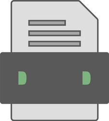 dvsd file document icon vector image