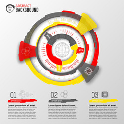 tech abstract background concept for you design vector image