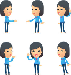 universal characters in different poses reception vector image